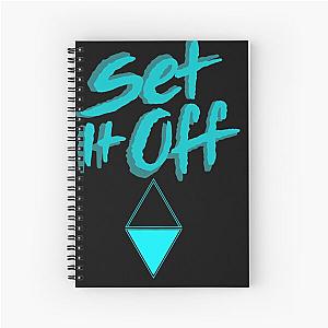 Set it off band BLACK and BLUE Spiral Notebook