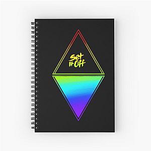 Set it off duality diamond (Rainbow) Spiral Notebook