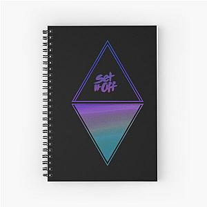 Set it off duality diamond (Galaxy purple) Spiral Notebook