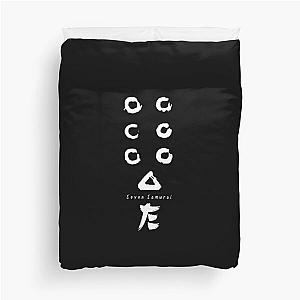 Seven Samurai Flag logo  Duvet Cover