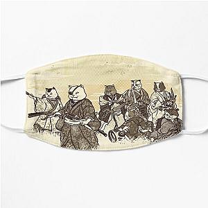 Seven Samurai Cat Flat Mask
