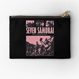 Seven Samurai Aesthetic Poster Zipper Pouch