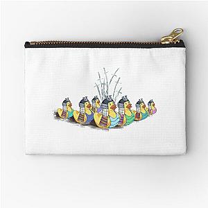 The Seven Samurai Ducks Zipper Pouch