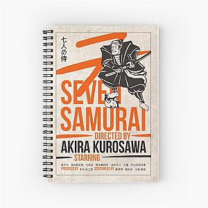 Seven Samurai Spiral Notebook