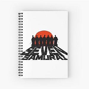 Seven Samurai Old Movie Spiral Notebook