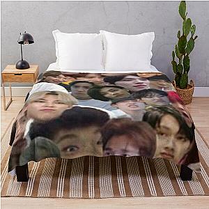 Seventeen Collage  Throw Blanket