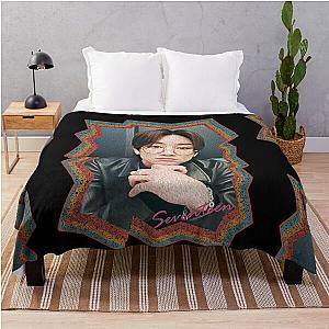 Xu Minghao Seventeen THE8 Korean Kpop Retro Color Oil Paint Design Throw Blanket