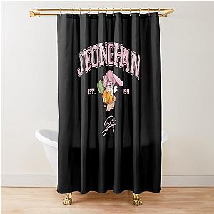 JEONGHAN 1995 Seventeen Members Shirt, Seventeen Member Shirt,  Shower Curtain