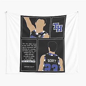 Nathan Scott One day you're seventeen Quote One Tree Hill Graphic Tapestry