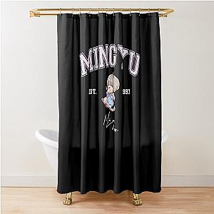 Mingyu 1997 Seventeen Members Shirt, Seventeen Member Shirt,  Shower Curtain