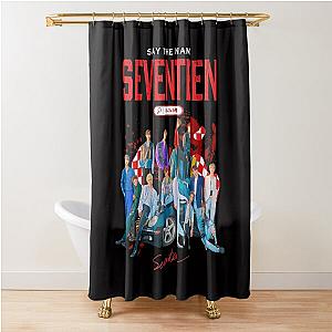 Say the name, SEVENTEEN Shower Curtain