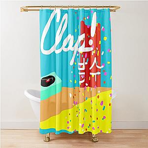 SEVENTEEN CLAP kpop music video inspired art Shower Curtain