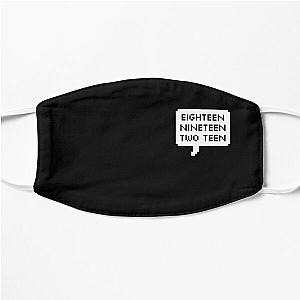 Seventeen "Eighteen Nineteen Two Teen" Speech Bubble Flat Mask