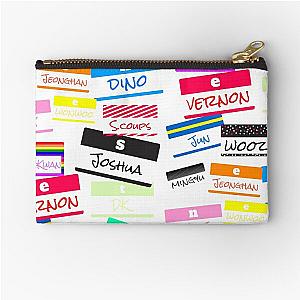 Seventeen name tag Zipper Pouch