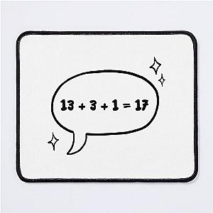 Seventeen 13+3+1=17 Mouse Pad