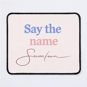 Pink and Blue Seventeen Mouse Pad