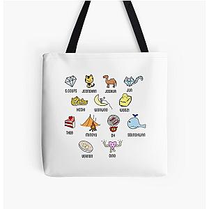 SEVENTEEN cute drawings sheet All Over Print Tote Bag