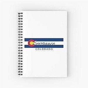 Severance Colorado flag stripe    Spiral Notebook