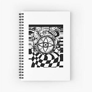 Tribe Twelve Severance Design Graphic  Spiral Notebook