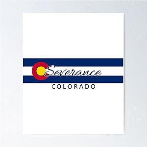 Severance Colorado flag stripe    Poster