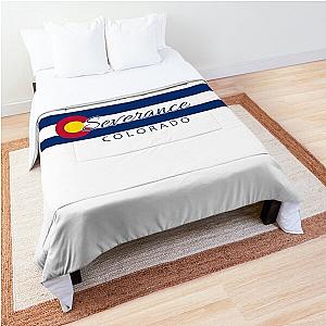 Severance Colorado flag stripe    Comforter