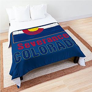 Severance Colorado State Distressed Flag Outline   Comforter