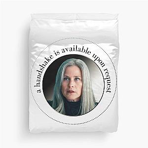 Severance A handshake is available upon request    Duvet Cover