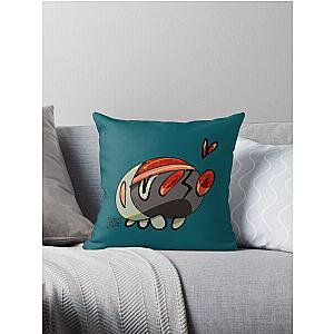 Severance the shiny Grubbin   Throw Pillow