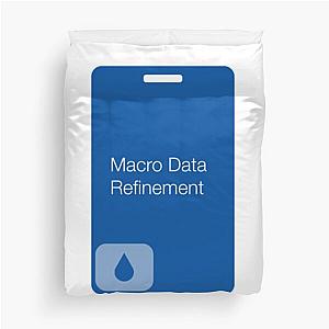 Severance Macro Data Refinement keycard with text   Duvet Cover