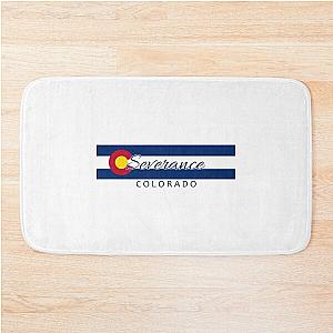 Severance Colorado flag stripe    Bath Mat