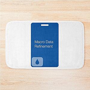 Severance Macro Data Refinement keycard with text   Bath Mat