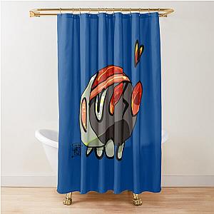 Severance the shiny Grubbin   Shower Curtain