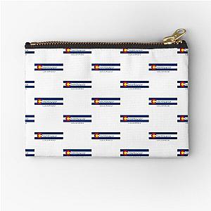 Severance Colorado flag stripe    Zipper Pouch