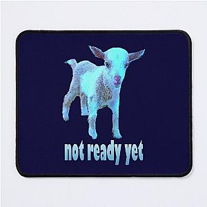 Severance Goat Not Ready Yet in Blue Mouse Pad