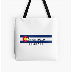 Severance Colorado flag stripe    All Over Print Tote Bag