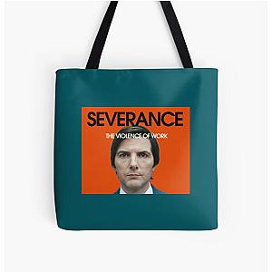 Severance The Violence Of Work   All Over Print Tote Bag