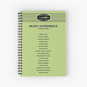 list of songs from the severance music experience  Spiral Notebook