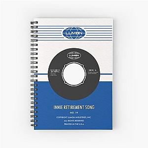 Severance innie retirement song vinyl  Spiral Notebook