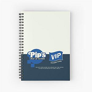 Severance pips vip access card Spiral Notebook