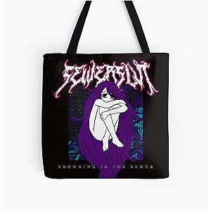 Sewerslvt - Drowning In The Sewer All Over Print Tote Bag