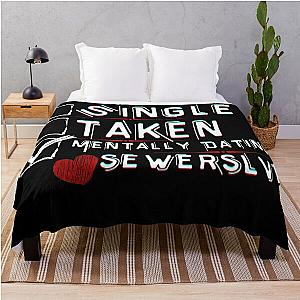 Mentally Dating Sewerslvt Throw Blanket