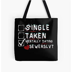 Mentally Dating Sewerslvt All Over Print Tote Bag