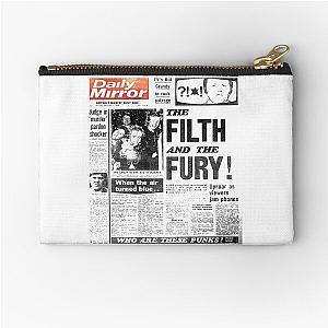 Sex Pistols - Front Page Zipper Pouch
