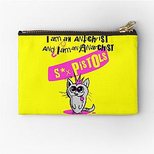 Sex Pistols Antichrist Cat Punk Rock music Zipper Pouch