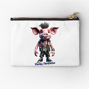 Porky Personas Funny Pig Characters Sex Pistols Pouch