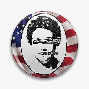 God Save Seth Rogen Sex Pistols Parody design Pin