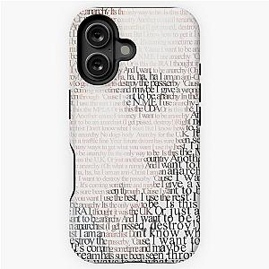 John Lydon inspired design created from Sex Pistols lyrics iPhone Tough Case