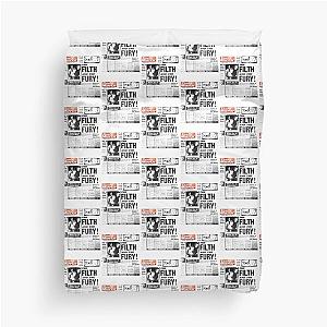 Sex Pistols Front Page News Duvet Cover