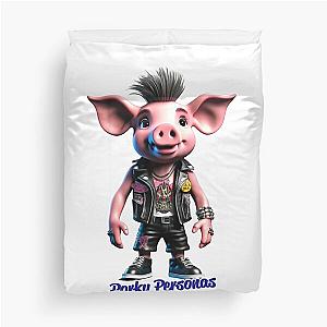 Porky Pig Characters Sex Pistols Duvet Cover