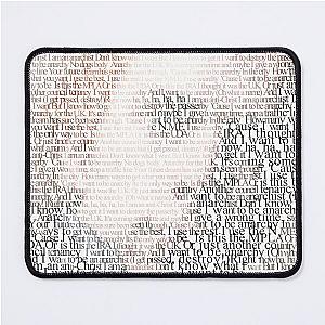 John Lydon inspired design from Sex Pistols lyrics Mouse Pad